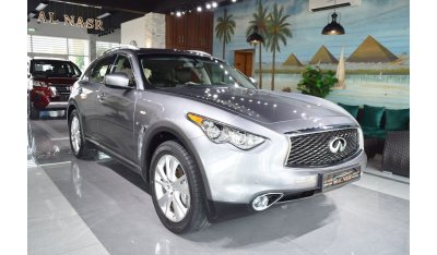 Infiniti QX70 100% Not Flooded | Limited QX70 | 3.7L Full Option | GCC | Excellent Condition | Accident Free | Sin