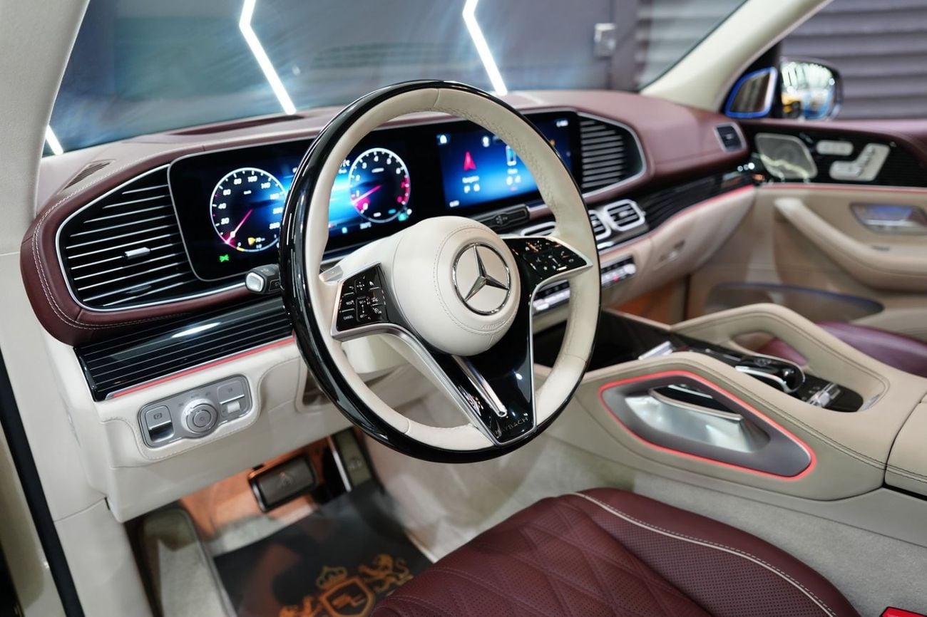 مرسيدس بنز 600 Maybach مرسيدس مايباخ GLS 600 موديل 2024، لونان، باقة المقاعد الخلفية الفاخرة، ضمان وخدمة جارجاش!!