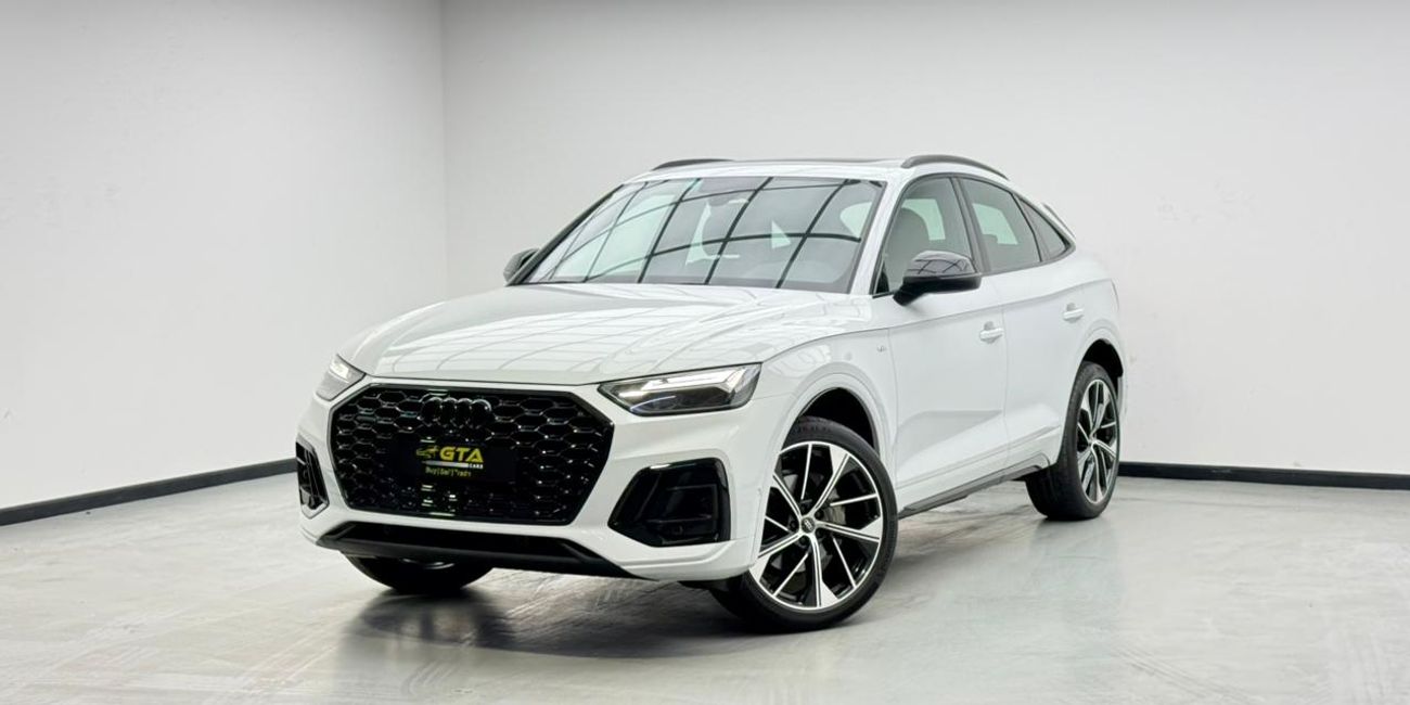 أودي Q5 45 TFSI SPORTBACK S-LINE 2024 Audi Q5 45TFSI Quattro S-Line, 2029 Audi Warranty + Service Pack, Low Km, Fully Loaded, GCC