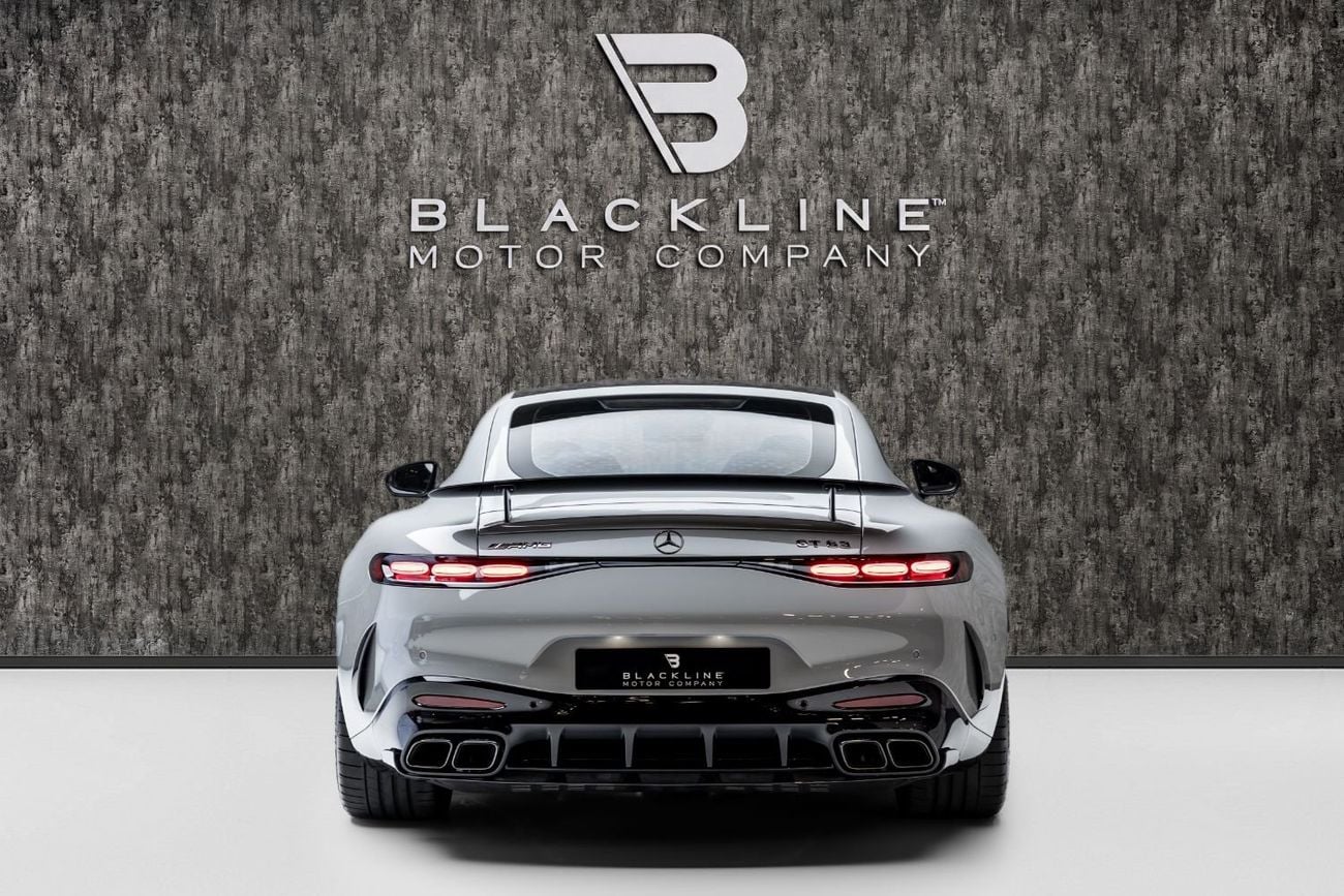 Mercedes Benz AMG GT 63 BUY NOW, PAY LATER | THE BLACKLINE STANDARD | 2030 Warranty and Service Contract, Low KMs, GCC