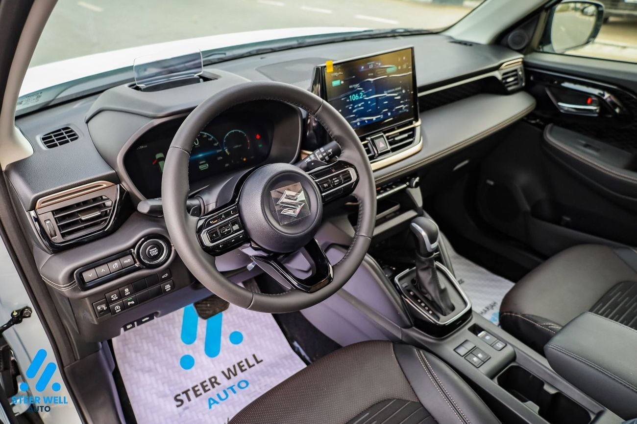 سوزوكي أكروس GLX 2026 | 1.5L Hybrid AT | 2WD | Dual-Tone | Panoramic Roof | 360 Camera | Ventilated/Cooled Seat