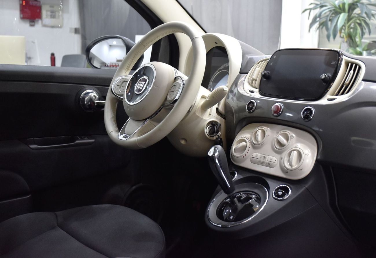 Fiat 500 DOLCEVITA EXCELLENT DEAL for our Fiat 500 Dolcevita ( 2024 Model ) in Grey Color GCC Specs