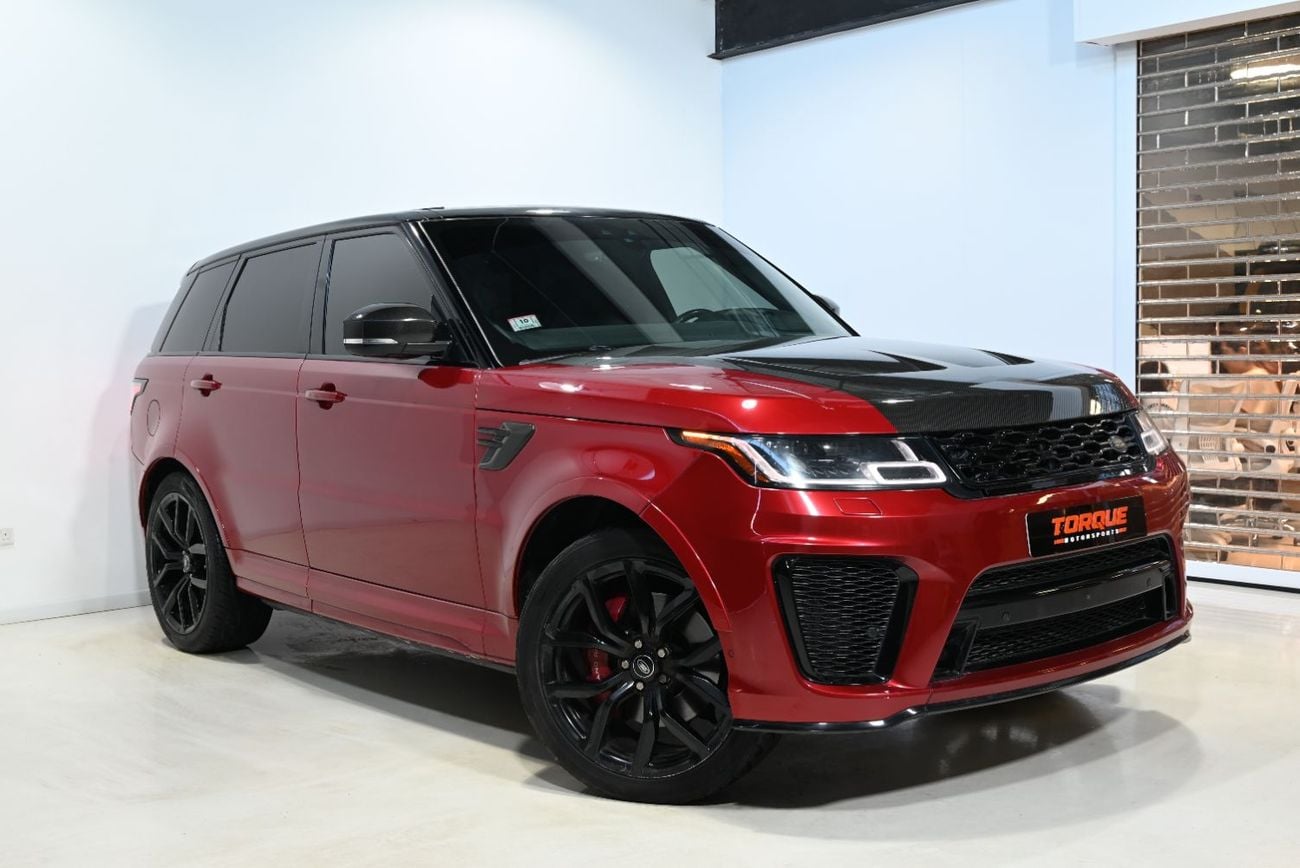 Land Rover Range Rover Sport SVR 2021 Range Rover Sport SVR Carbon Edition, Service History, 1 Year Warranty, Excellent Condition