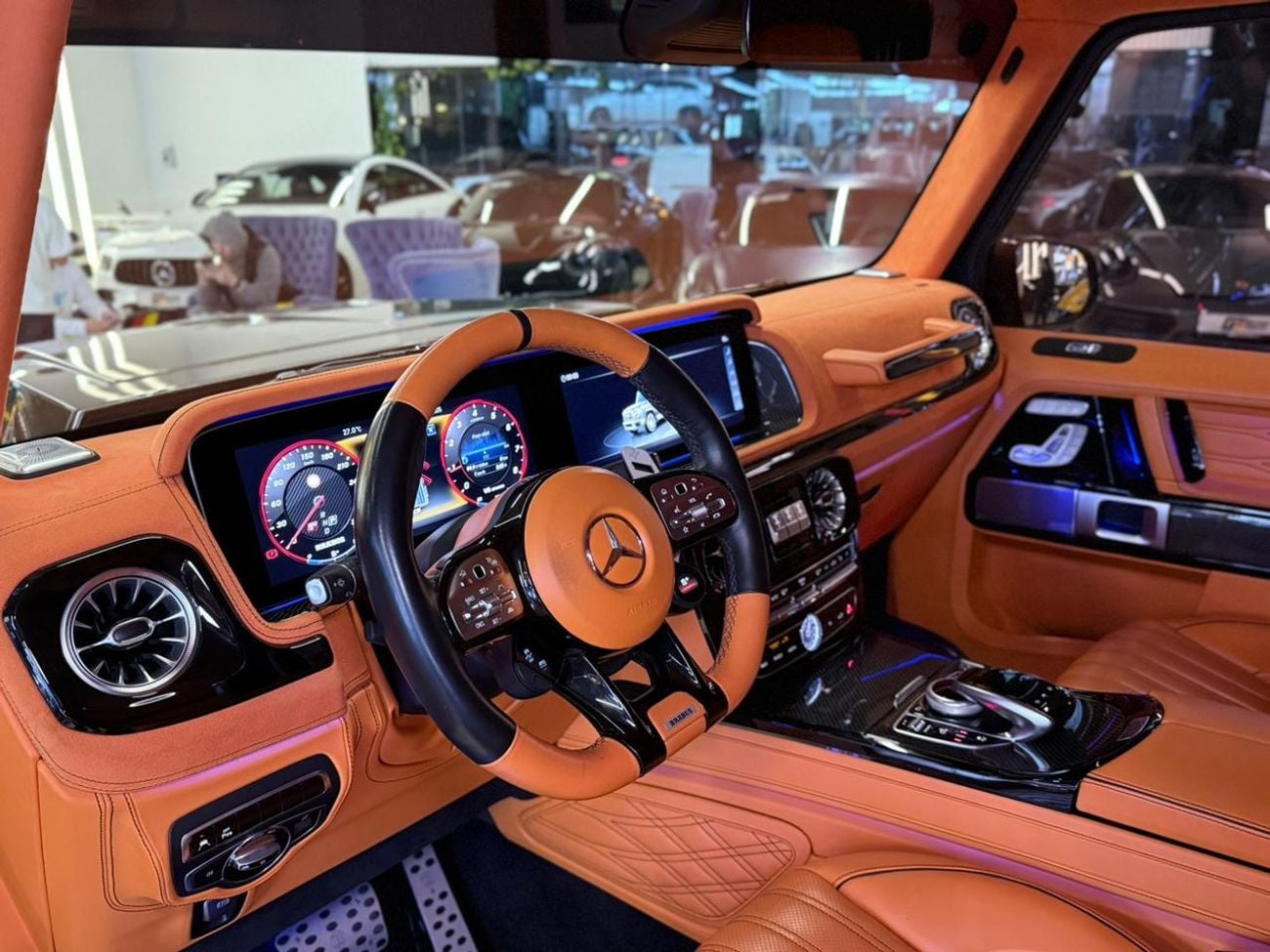 مرسيدس بنز G 63 AMG برابوس G800 سيارة G63 برابوس 800 موديل 2021 - طقم برابوس الأصلي - سجل صيانة كامل