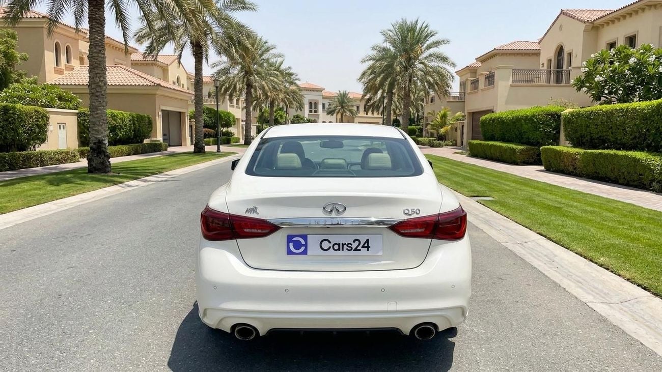 Infiniti Q50 LUXE 2024 | AED 1262/Month | 0 DP | 30 Day Return | Warranty | Service History