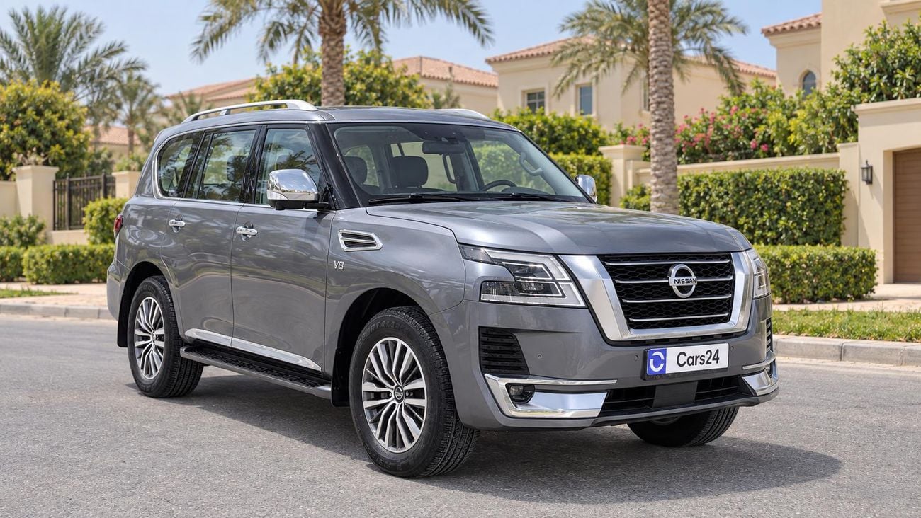 Nissan Patrol LE PLATINUM CITY 2021 | AED 2349/Month | 0 DP | 30 Day Return | Warranty | Service History