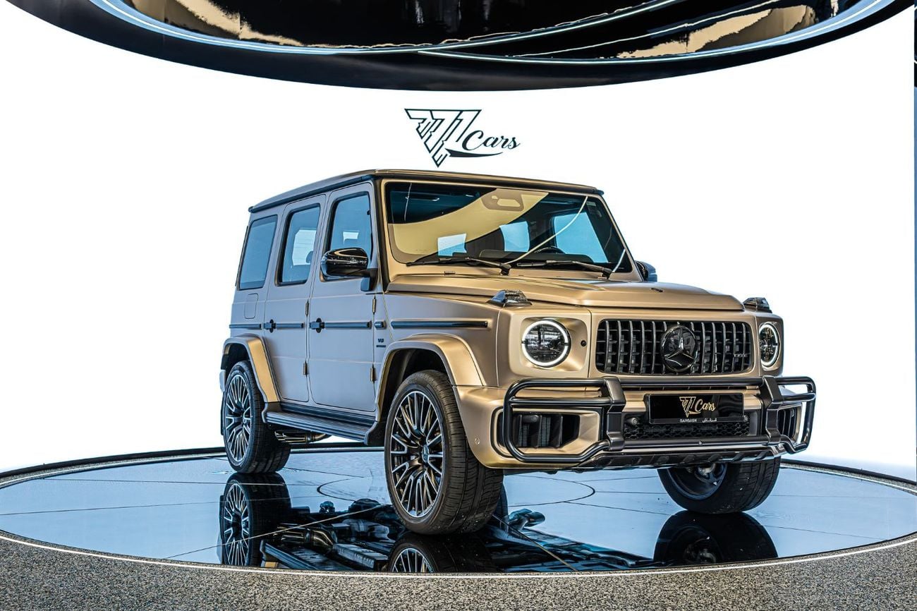 Mercedes Benz G63 AMG STANDARD Double Night Package | MANUFAKTUR Kalahari Gold Magno | GCC Specs | Gargash Warranty