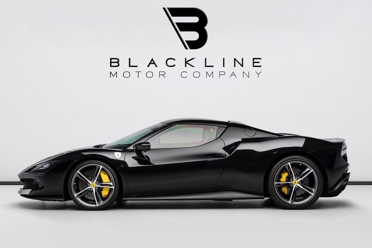 فيراري 296 GTB GTB BUY NOW, PAY 2027 | THE BLACKLINE STANDARD | Warranty, Ferrari Service Contract, Low KMs, GCC