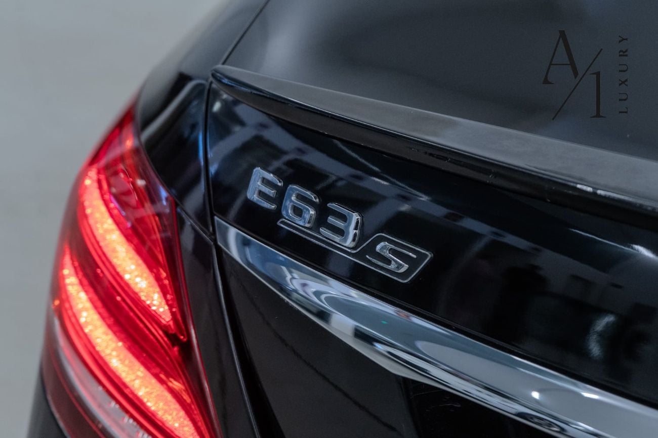 مرسيدس بنز E 63 AMG S موديل 2018، بحالة ممتازة، كاملة المواصفات، بمواصفات خليجية