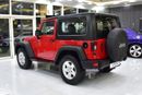 Jeep Wrangler SPORT EXCELLENT DEAL for our Jeep Wrangler Sport ( 2017 Model ) in Red Color GCC Specs