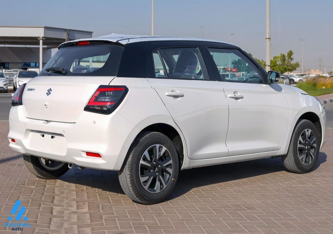 Suzuki Swift GL+ 2026 – Dual-Tone White/Black, Keyless & Feature-Packed
