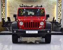 Jeep Wrangler SPORT EXCELLENT DEAL for our Jeep Wrangler Sport ( 2017 Model ) in Red Color GCC Specs