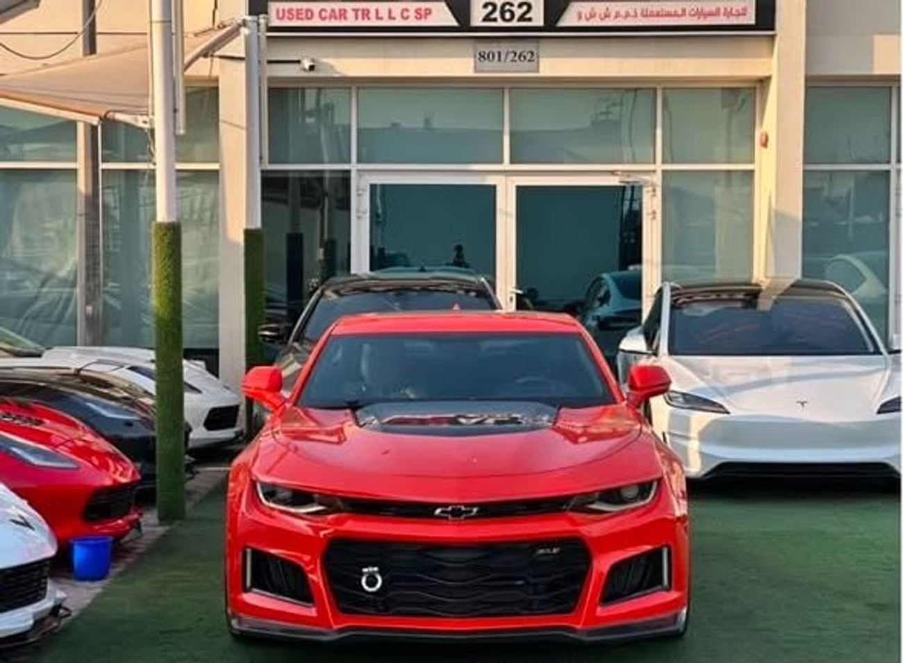 Chevrolet Camaro ZL1 CARBON FIBER CHEVROLET CAMARO GCC 2019 FULL OPTION ORIGINAL PAINT PERFECT CONDITION FULL SER