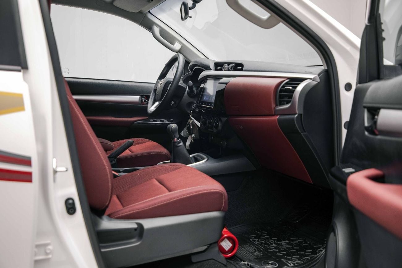 Toyota Hilux GLX 2.7L - Super White Inside Red | Export Only