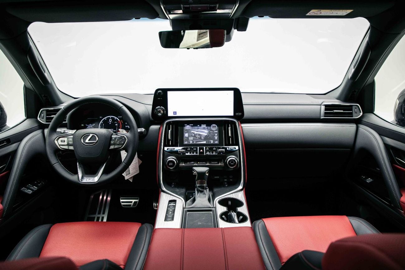 Lexus LX600 F SPORT 3.5L - Graphite Black Inside Flair Red | Export Only