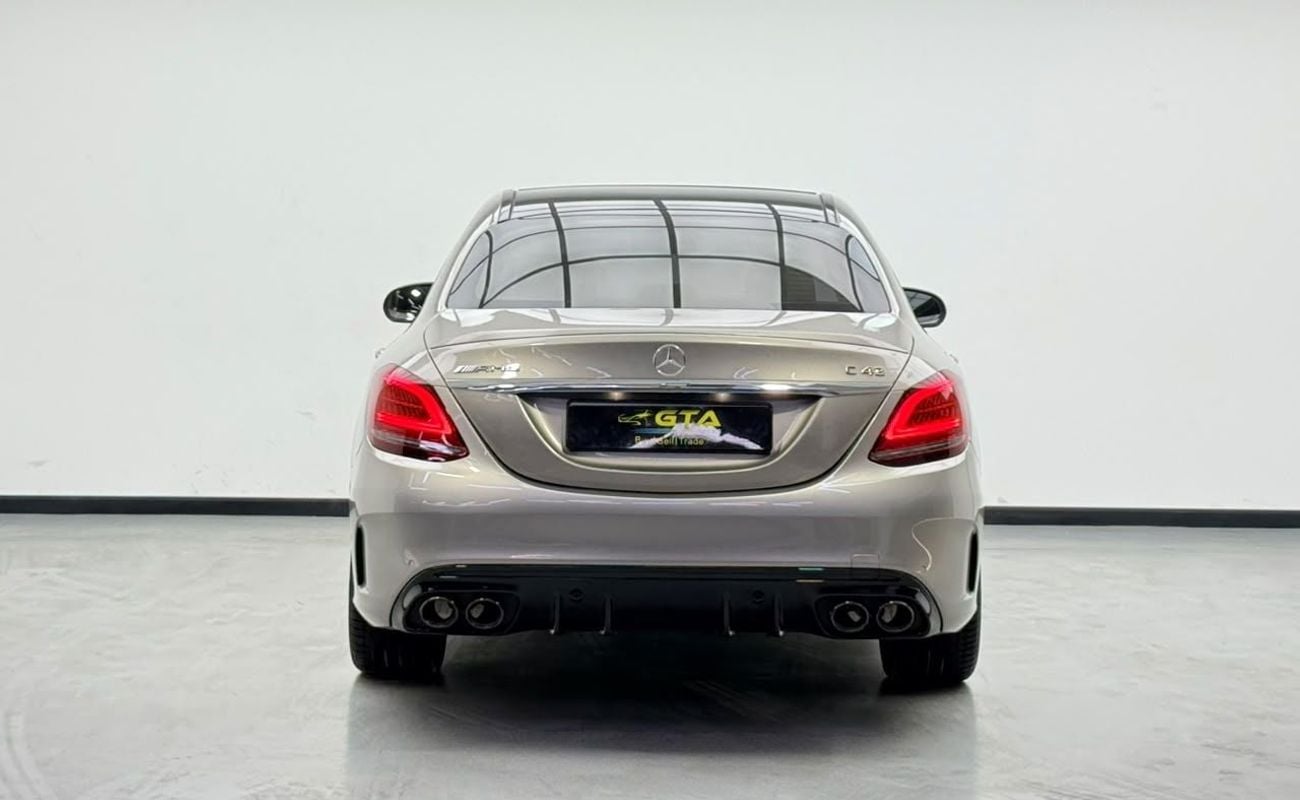 مرسيدس بنز سي 43 ايه ام جي AMG SPORT مرسيدس C 43 AMG موديل 2019، ضمان لمدة عام، سجل صيانة، مواصفات خليجية