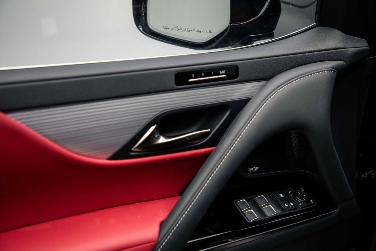 Lexus LX600 F SPORT 3.5L - Graphite Black Inside Flair Red | Export Only