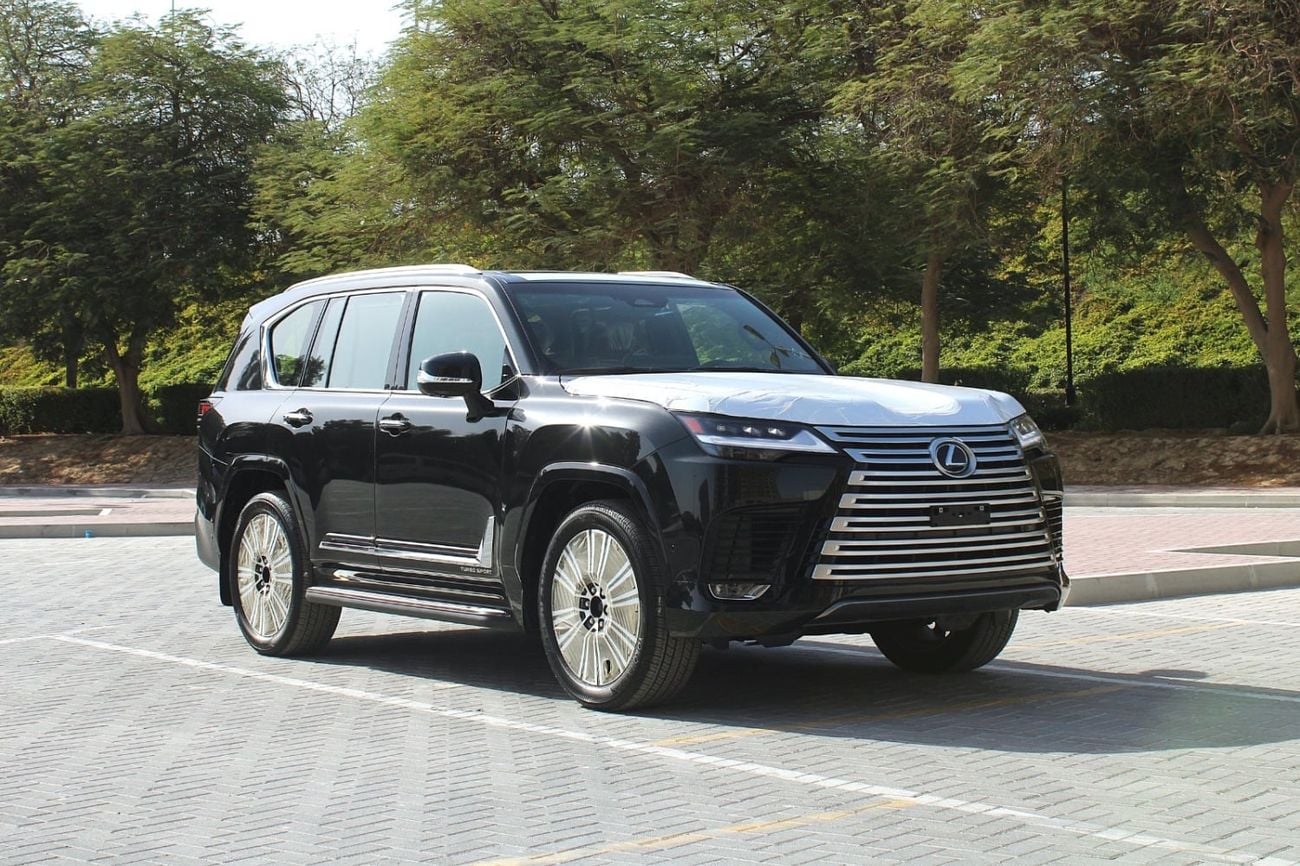 لكزس LX 700h سيجنتشر متوفر LX700H 7S نظام ركن آلي كامل 2026 أسود-أحمر
