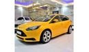 Ford Focus ORIGINAL PAINT ( صبغ وكاله ) Ford Focus ST 2014 Model! GCC Specs