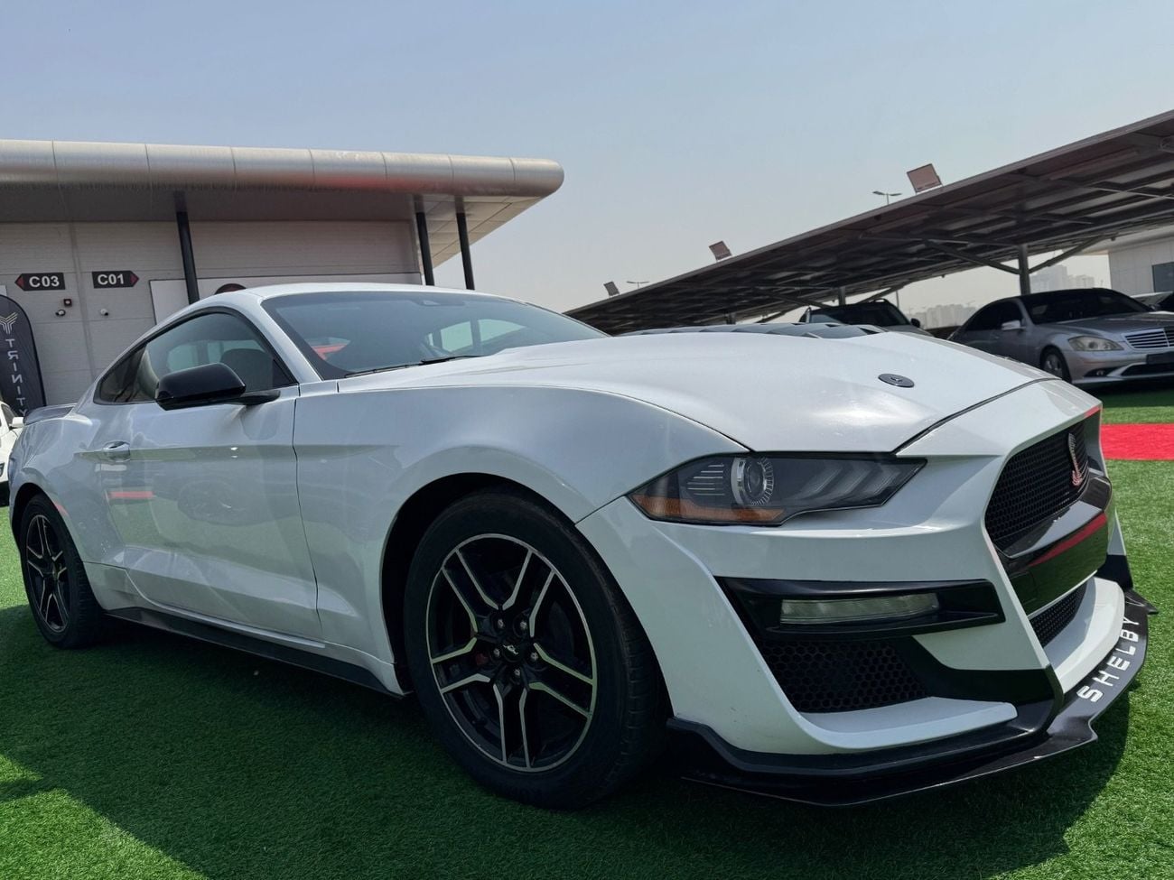 Ford Mustang STANDARD FORD MUSTANG ECOBOOST 2022 | TURBO PRICE: AED 67,000 Model Year: 2022 Exterior Color: White E
