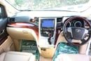 Toyota Alphard For export, the steering wheel is on the right side.