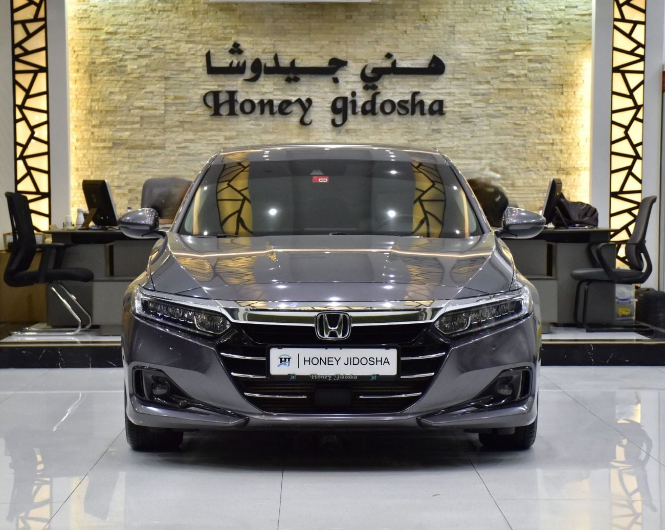 Honda Accord EX-L EXCELLENT DEAL for our Honda Accord ( 2022 Model ) in Grey Color GCC Specs