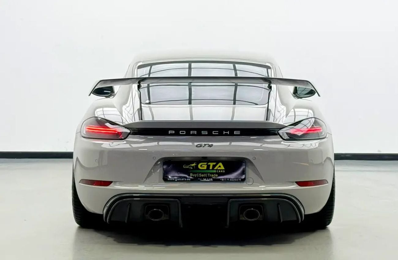 Porsche Cayman GT4, Warranty, Full Service History, Low Km, Excellent Condition, GCC