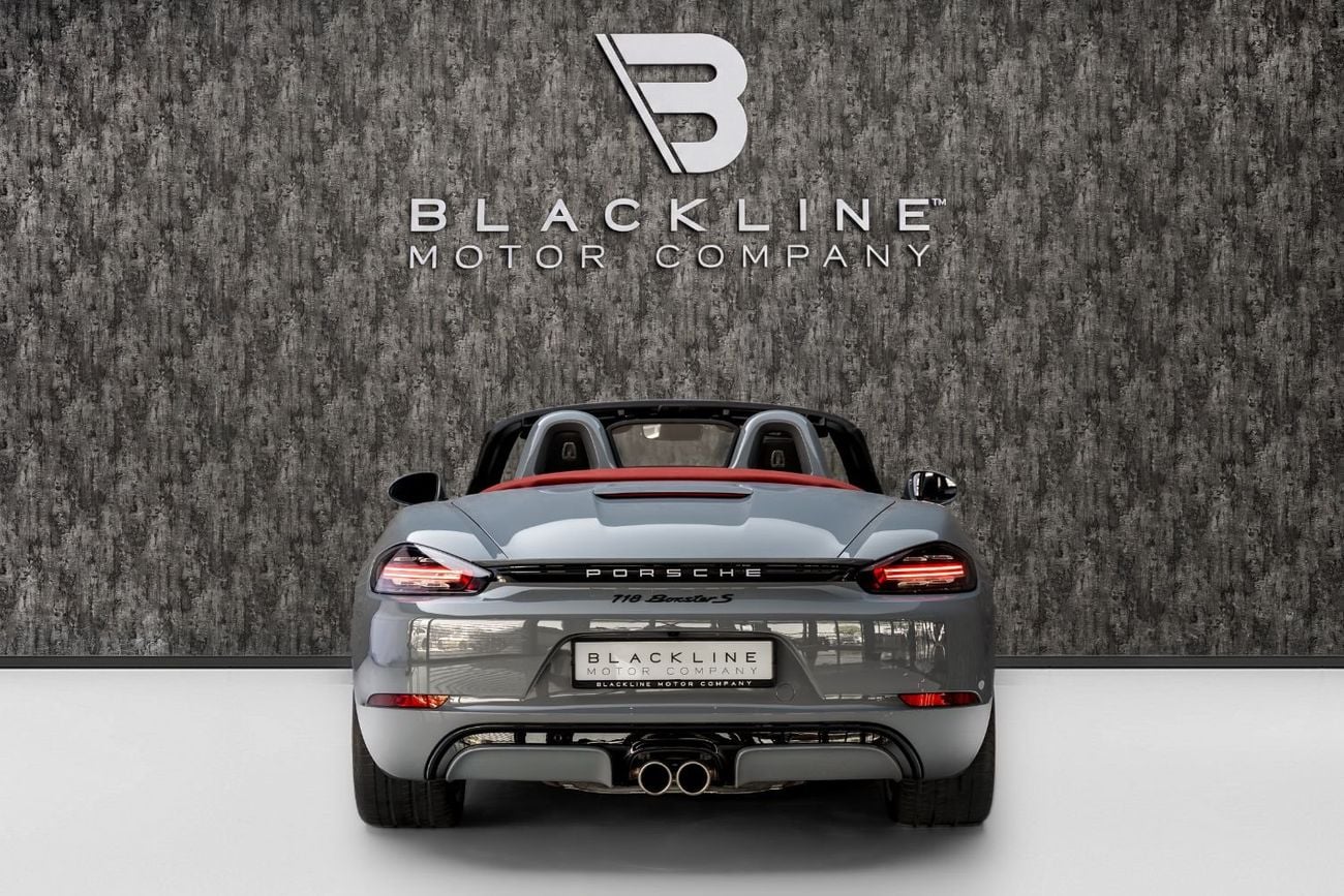 Porsche 718 Boxster S BUY NOW, PAY 2027 | THE BLACKLINE STANDARD | January 2027 Warranty, GCC, Low KMs