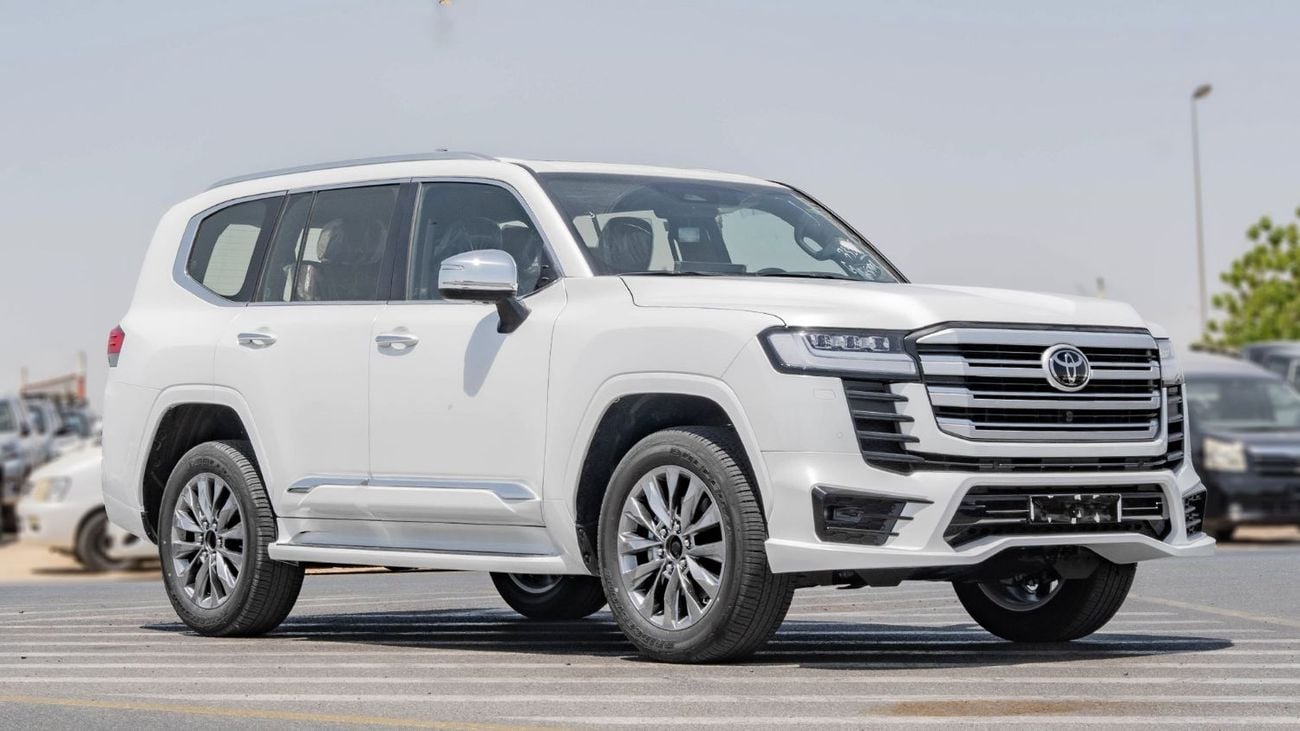 تويوتا لاند كروزر VXR 2026 Toyota Land Cruiser VXR 3.5L Twin Turbo AT Petrol (White-red)