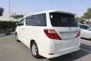 Toyota Alphard For export, the steering wheel is on the right side.