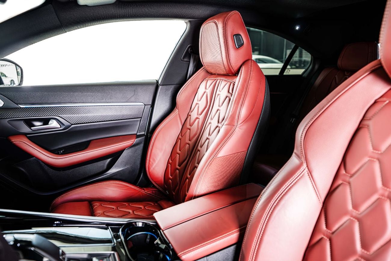 Peugeot 508 GT LINE GCC-1 Owner-Al Nabooda Warranty-Exclusive Leather Sports Seats With White Stitching