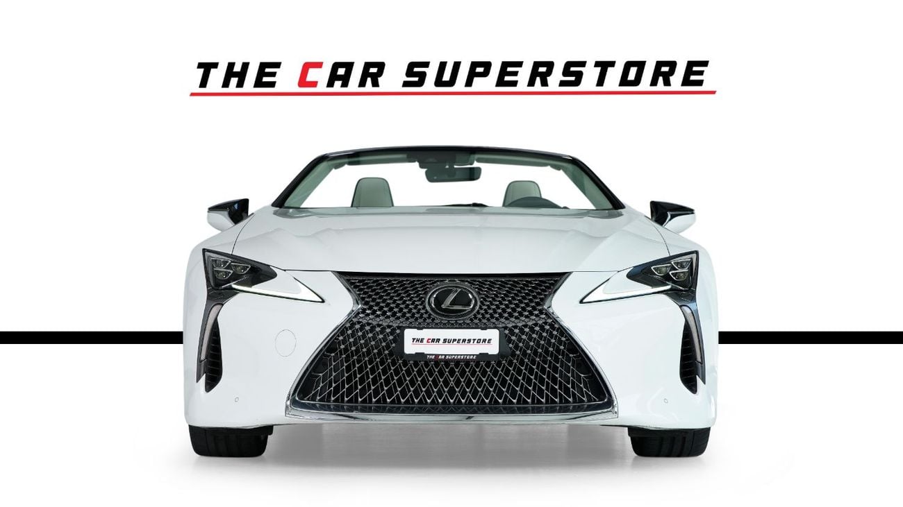 Lexus LC500 TITANIUM Convertible-GCC-Collectors Car-Mint Condition-Naturally Aspirated V8
