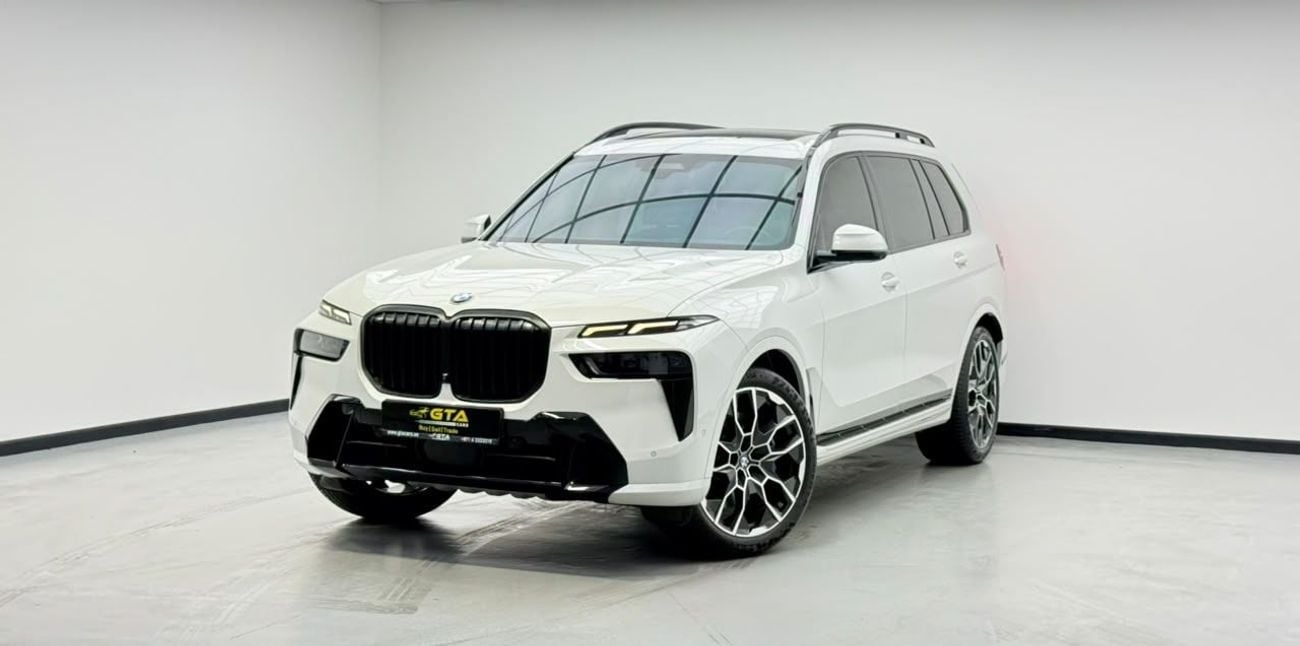 بي أم دبليو X7 XDRIVE40i لوكس M SPORT PACKAGE بي إم دبليو X7 xDrive40i M-Sport موديل 2024، ضمان بي إم دبليو + باقة خدمة 2029، سجل صيانة كامل من بي