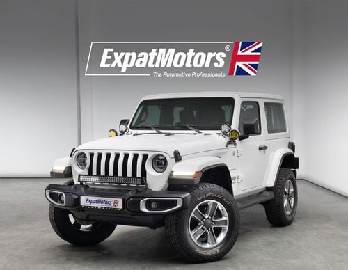 Jeep Wrangler SAHARA 0% DP Available • Full Dealer Service History • GCC