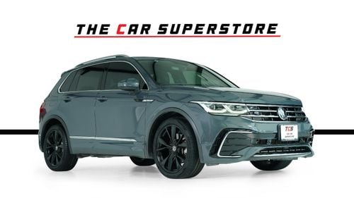 Volkswagen Tiguan R-LINE PLUS-GCC-Al Nabooda Full Service History-1 Owner-Leather Interior