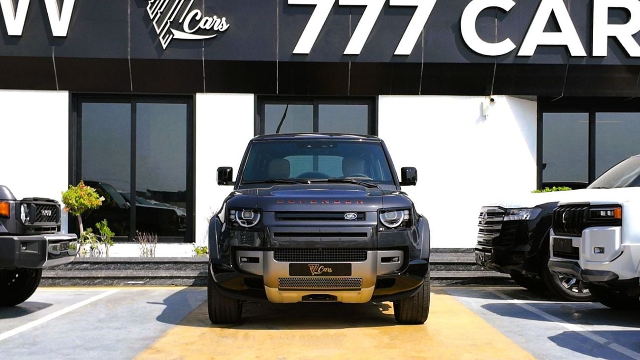 لاند روفر ديفندر 110 ULTIMATE EDITION P525 | ٢٠٢٦ | رمادي كارباتي | مقصورة داخلية بلون بني فاتح | محرك V8