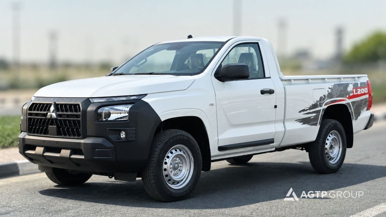 ميتسوبيشي L200 GL محرك ديزل سعة 2.4 لتر | ناقل حركة يدوي | دفع رباعي | كابينة مفردة | مواصفات خليجية | خيار أساسي | أب