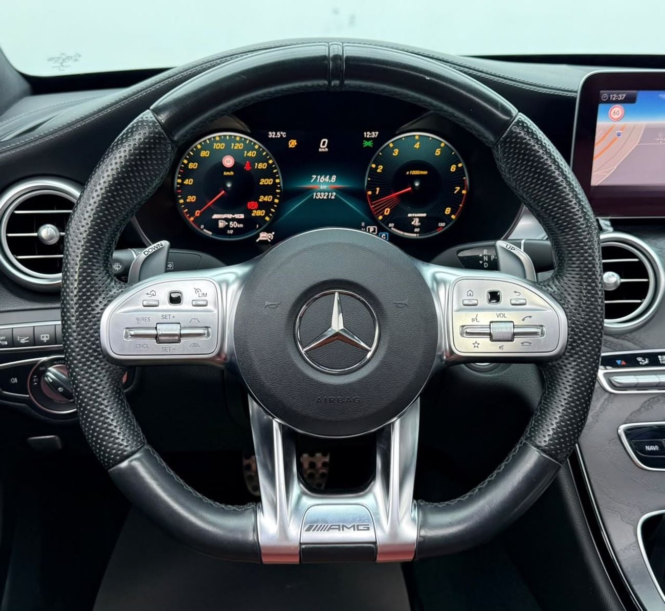 مرسيدس بنز سي 43 ايه ام جي AMG SPORT مرسيدس C 43 AMG موديل 2019، ضمان لمدة عام، سجل صيانة، مواصفات خليجية