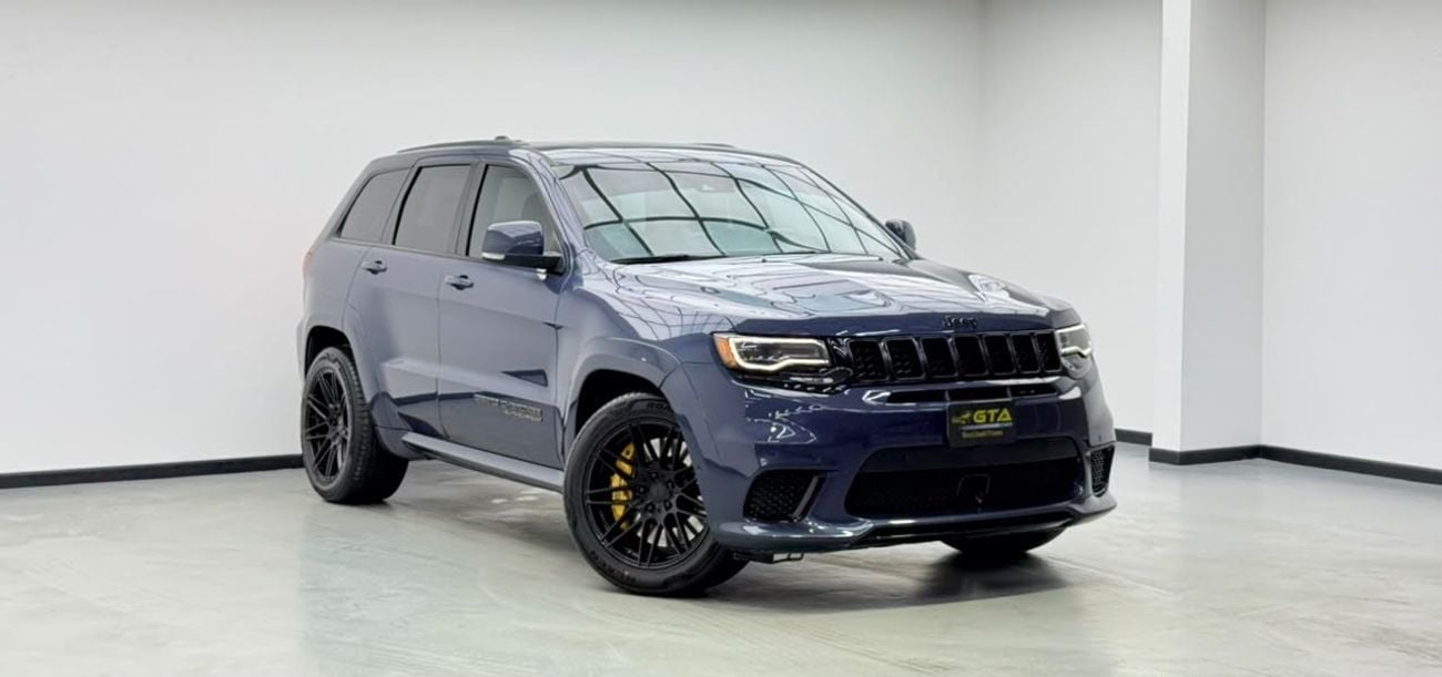 جيب جراند شيروكي TRACKHAWK جيب جراند شيروكي تراك هوك 2021، معدلة بالكامل، داخلية من ألياف الكربون، كاملة المواصفات، أمريكية الص