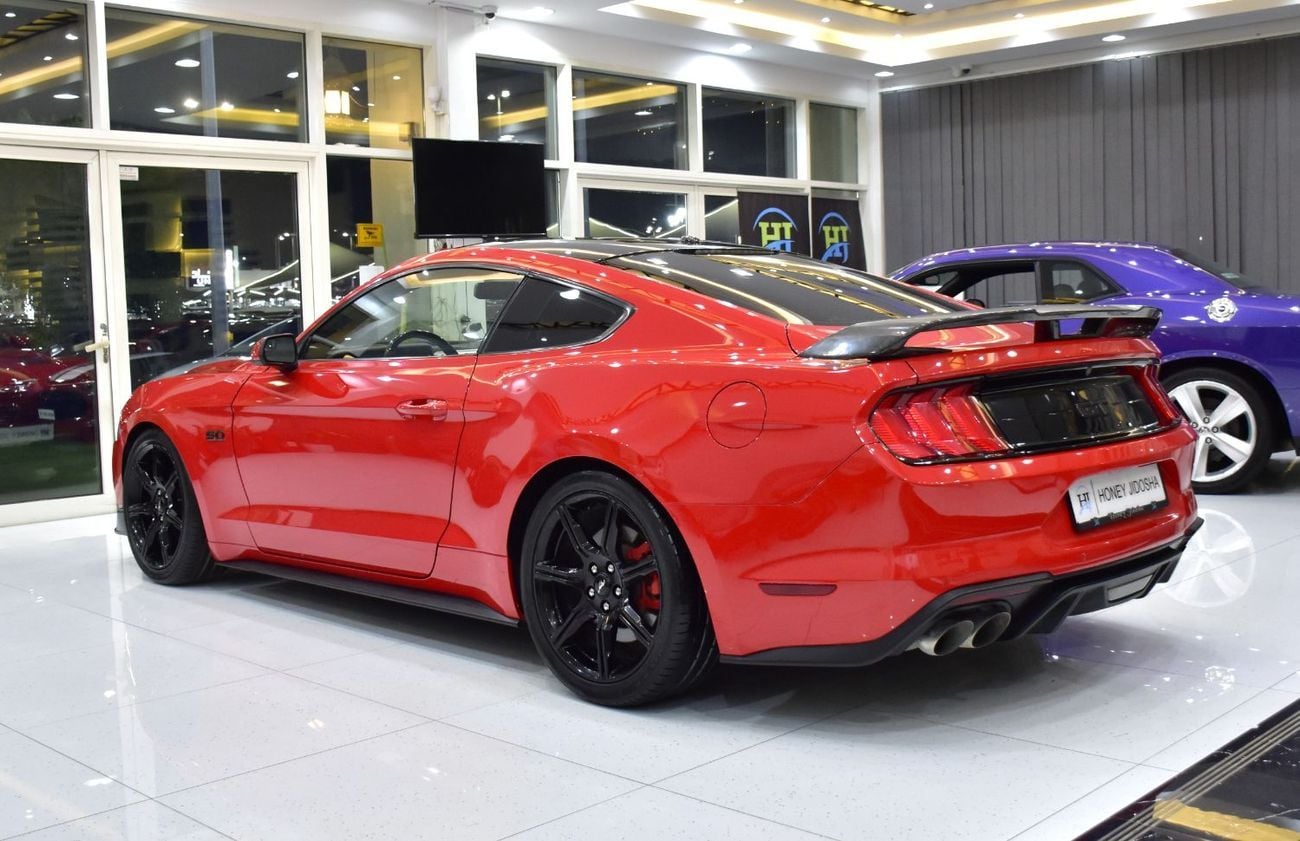 Ford Mustang GT PREMIUM EXCELLENT DEAL for our Ford Mustang GT 5.0 ( 2019 Model ) in Red Color American Specs