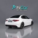 Alfa Romeo Giulia VELOCE AED 1,724 P.M • 0% Downpayment • Alfa Romeo Giulia Veloce • Agency Warranty And Service Contract