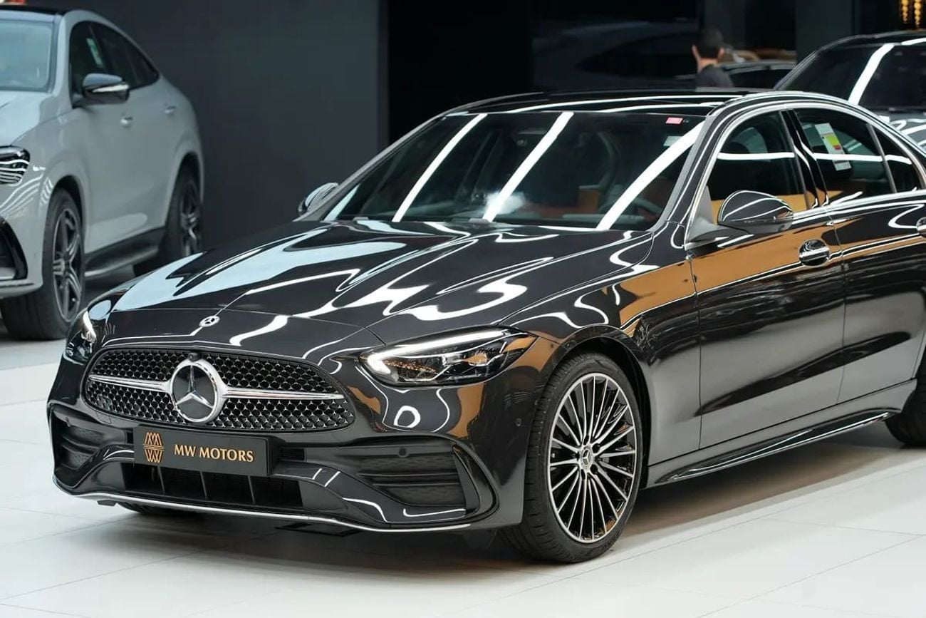 مرسيدس بنز C 200 PREMIUM PLUS GCC 0km | Agency Warranrty | AMG Package