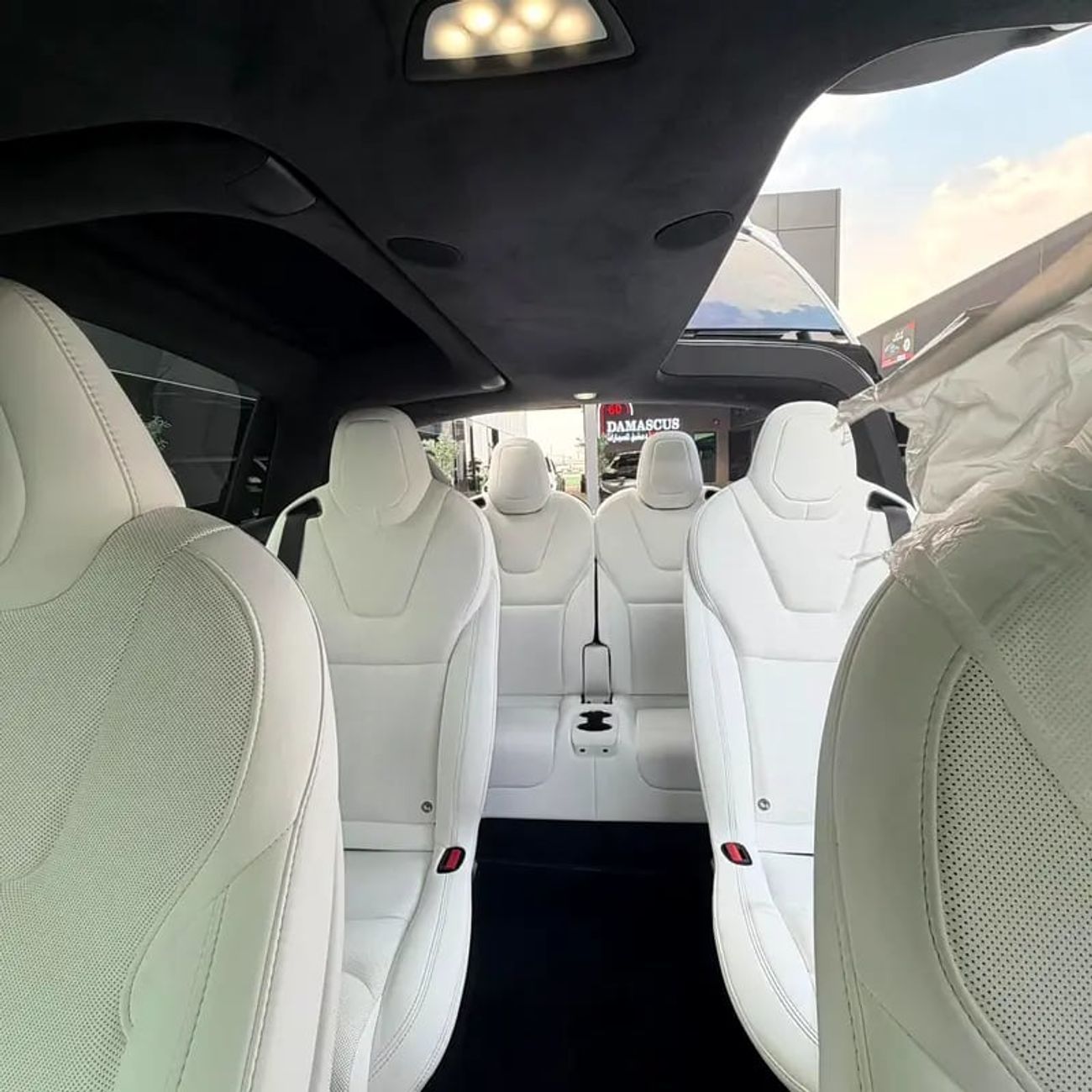 تسلا موديل اكس PLAID Long Range | Dual Motor AWD | 670 HP | 29600 KM | White | تسلا موديل X