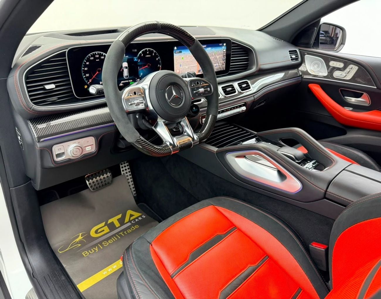 Mercedes Benz GLE 63 AMG S 2021 Mercedes Benz GLE 63 Coupe, Warranty, Carbon Fiber Interior, Excellent Condition, GCC
