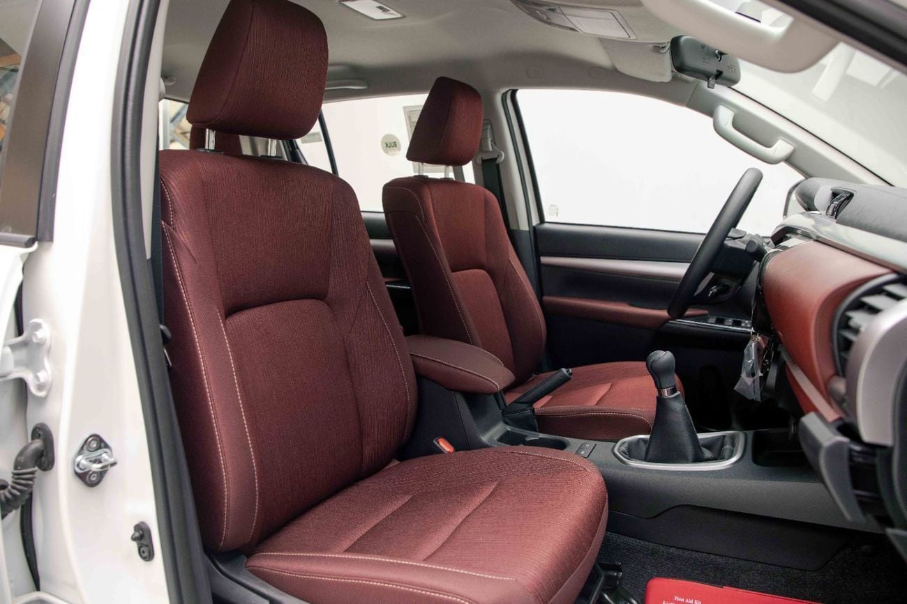 Toyota Hilux GLX 2.7L - White Inside Maroon | Export Only