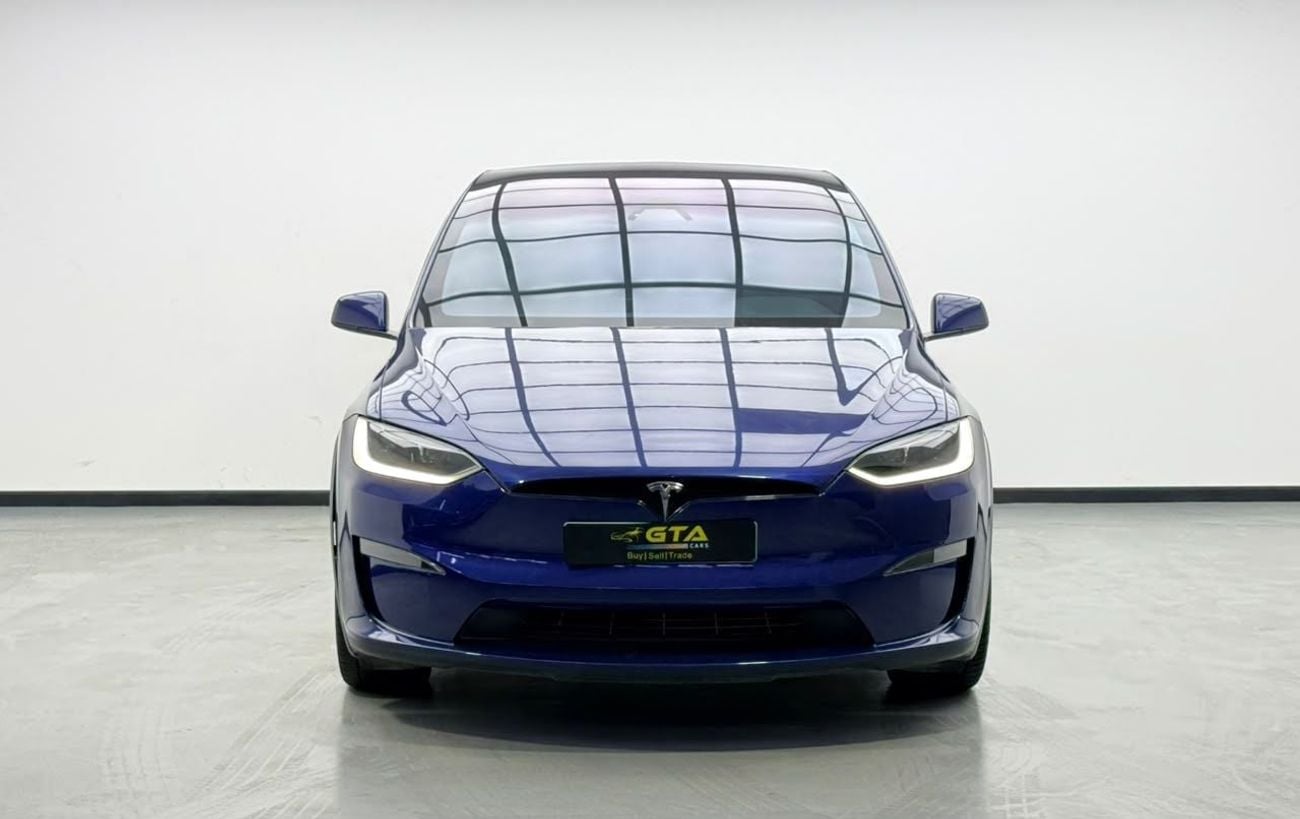تسلا موديل اكس PLAID 2024 Tesla Model X Plaid, Tesla Warranty+Full Tesla Service History, GCC Specs.