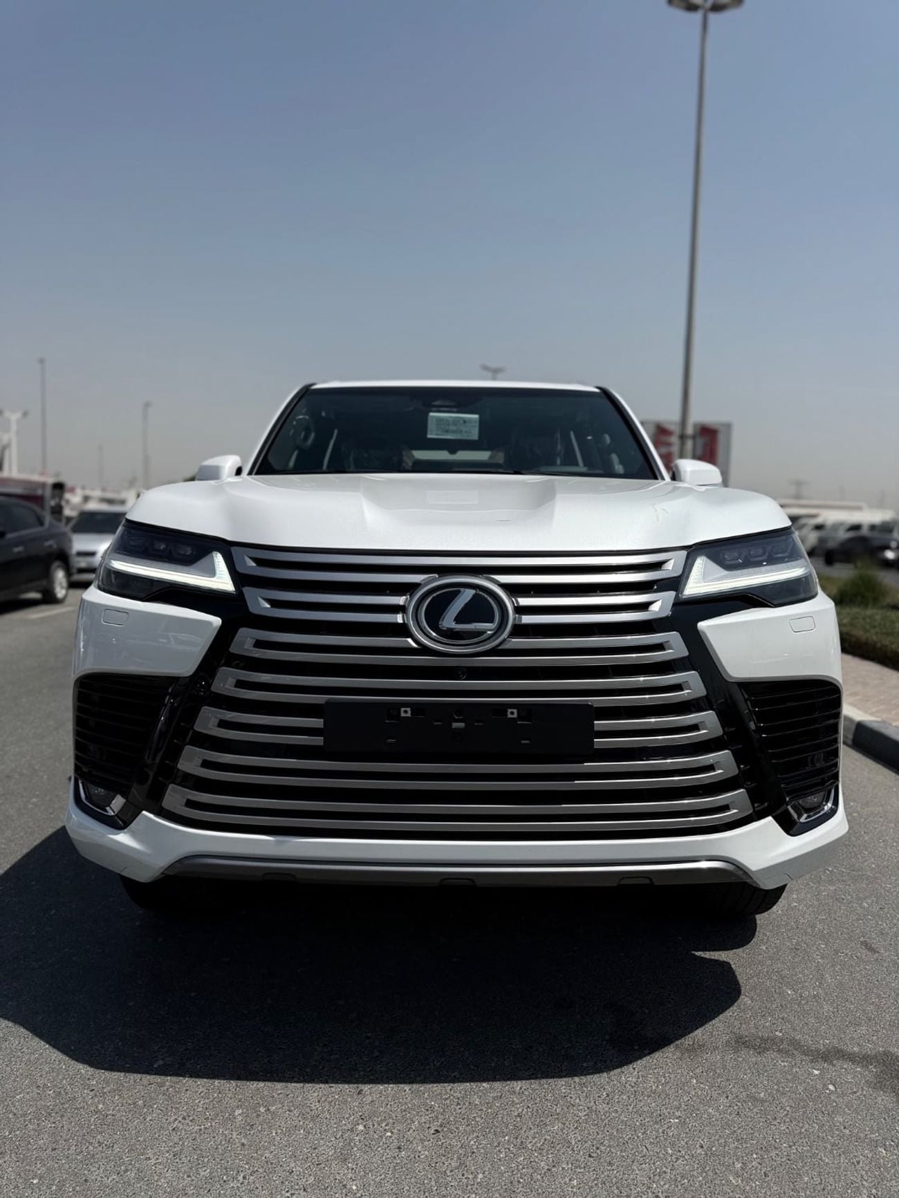 Lexus LX700h SIGNATURE LX700 3.5 Hybrid without Auto Park White Color with Black interior 2026 Model