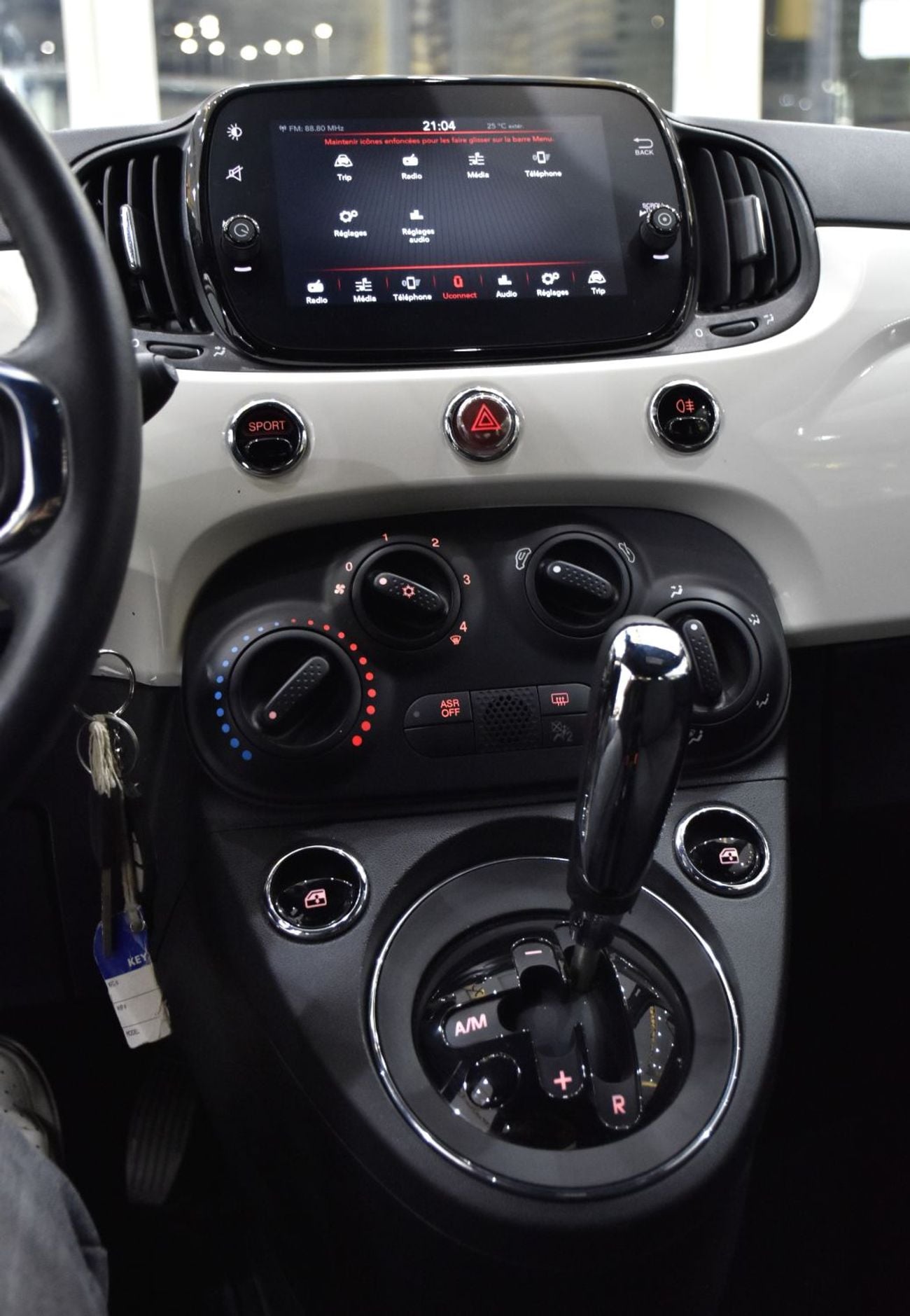 Fiat 500 DOLCEVITA EXCELLENT DEAL for our Fiat 500 Dolcevita ( 2024 Model ) in White Color GCC Specs