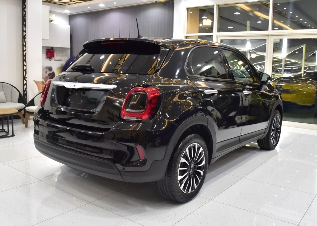 فيات 500X . EXCELLENT DEAL for our Fiat 500x ( 2023 Model ) in Black Color GCC Specs