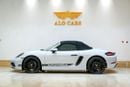 Porsche 718 Boxster Boxster / Warranty and Service Contract / GCC Specs